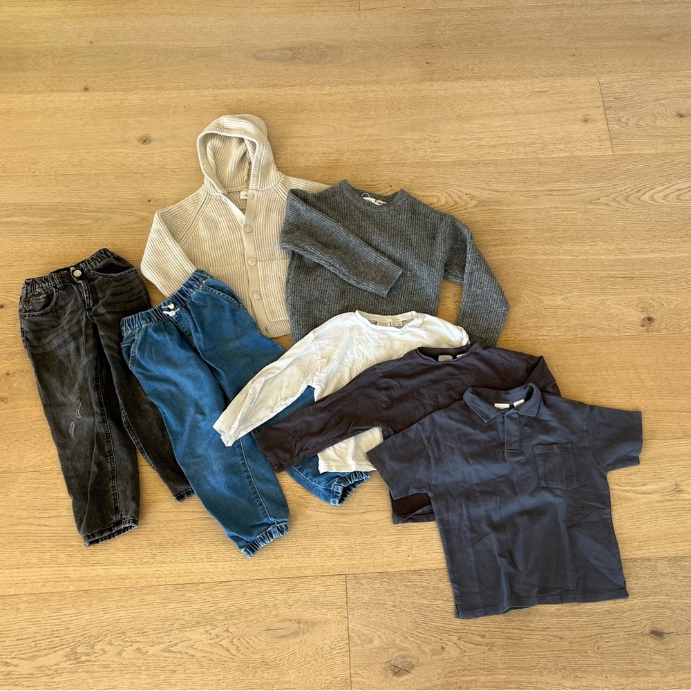 ZARA • kids bundle set of 7 pieces size 4-6